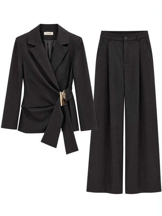 Ensemble Tailleur Ceinturé