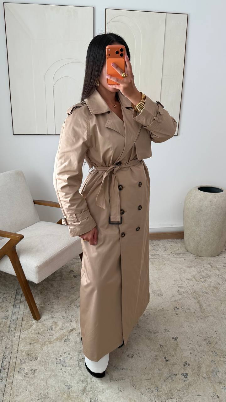 Trench Long Élégance – Chic & Intemporel 🤎