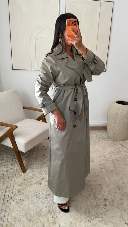 Trench Long Élégance – Chic & Intemporel 🤎