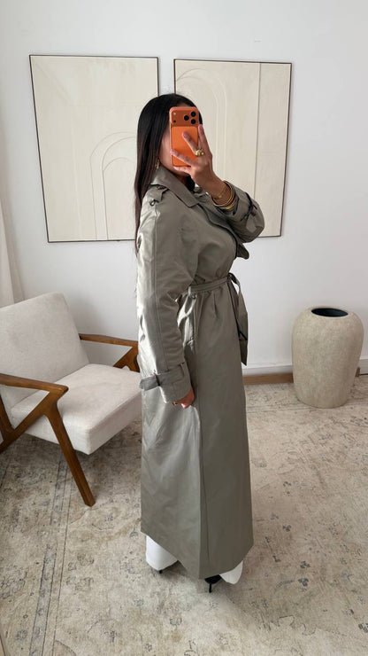 Trench Long Élégance – Chic & Intemporel 🤎