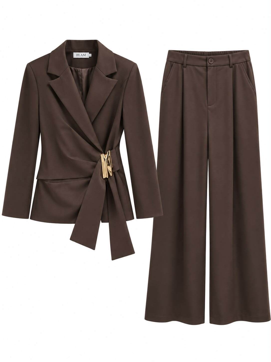 Ensemble Tailleur Ceinturé