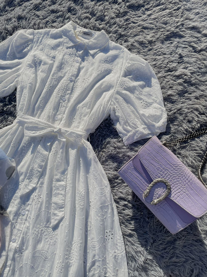 Robe White Blossom – Collection Été 2026