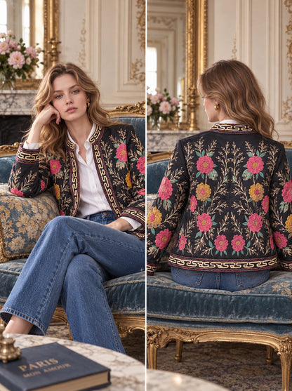 Veste Imprimée à Poches Latérales